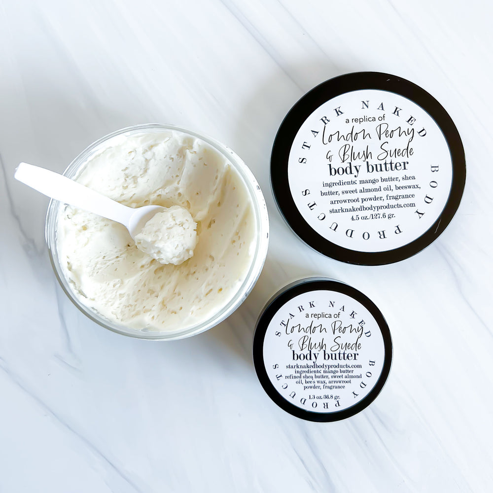 London Peony & Blush Suede Body Butter