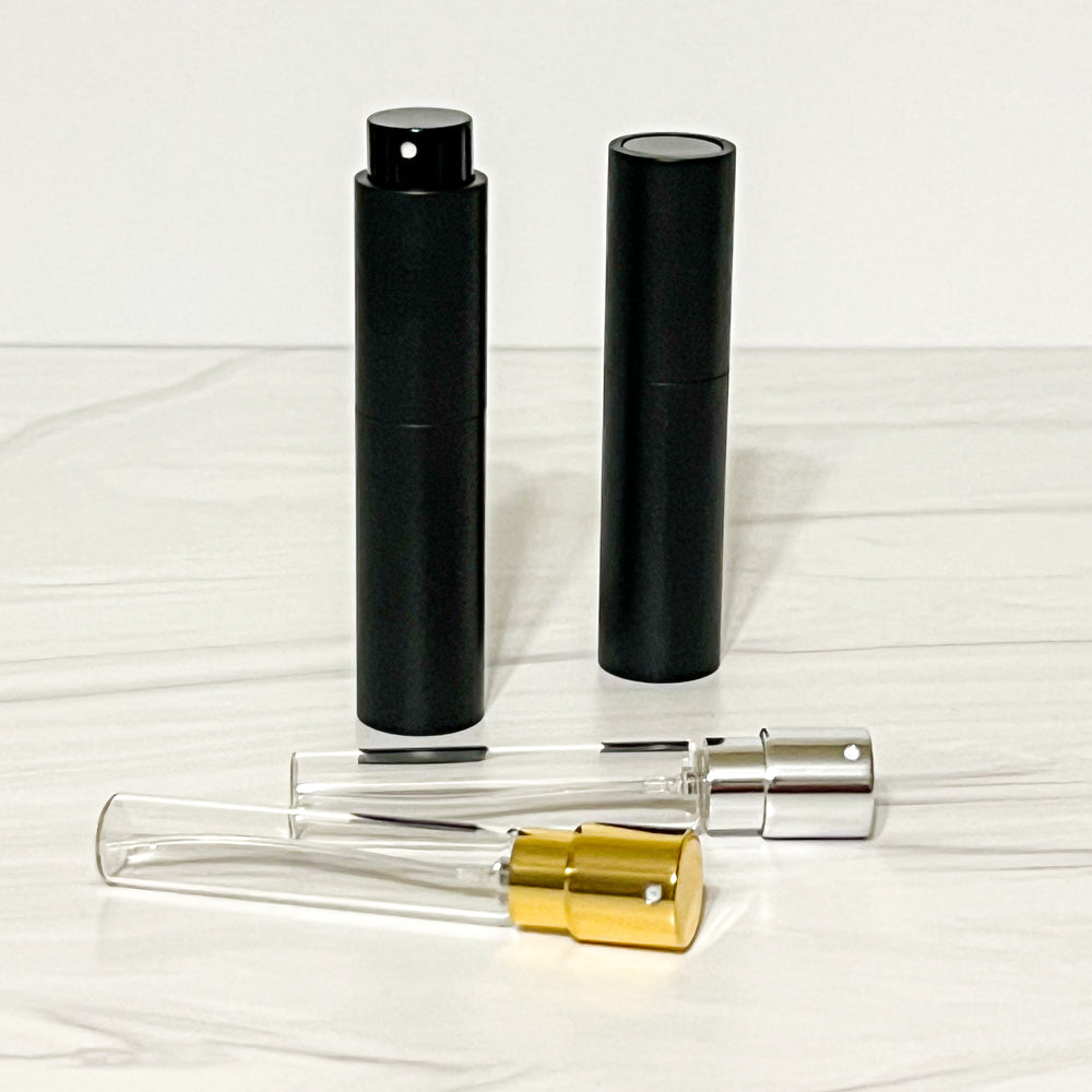 
                  
                    Perfume & Cologne Spray • Refillable Travel Case
                  
                
