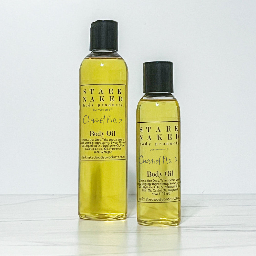 C.hanel No. 5 Body Oil – Stark Naked Body Products